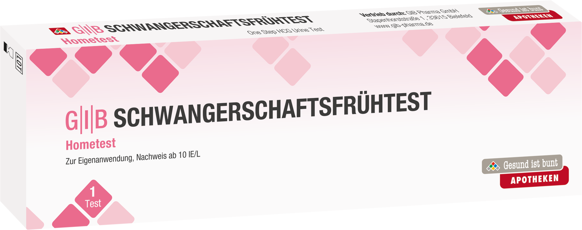 Produktabbildung Schwangerschaftstest